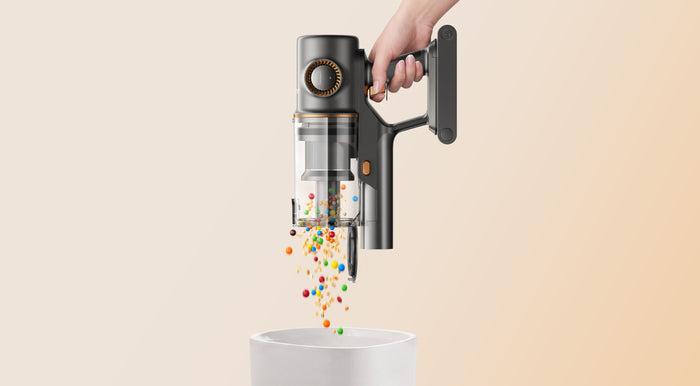 0,5 l One-Touch-Staubauswurf